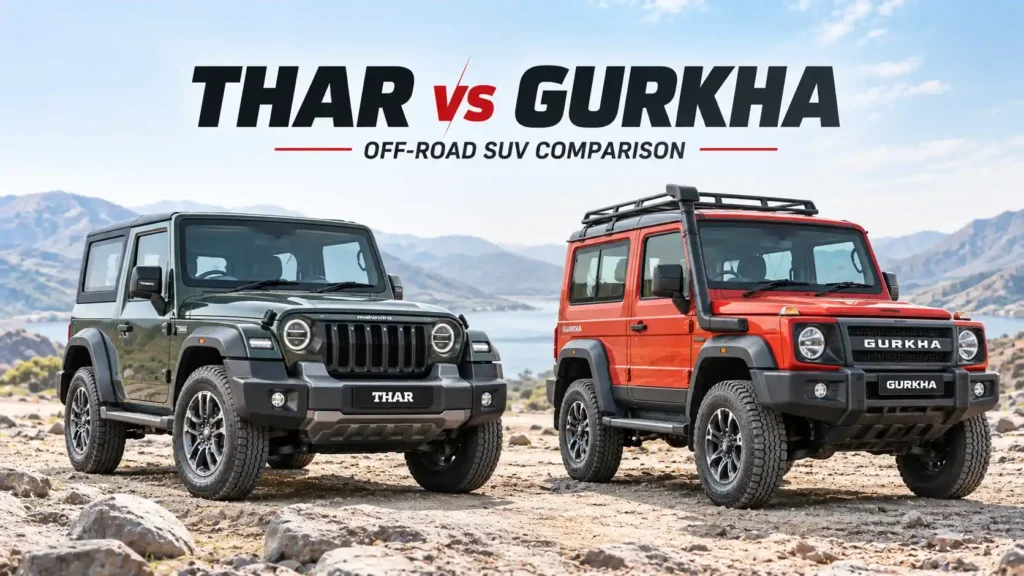 Mahindra Thar Facelift 2026: Price, Features, Specifications and What's New Mahindra Thar Facelift vs Force Gurkha