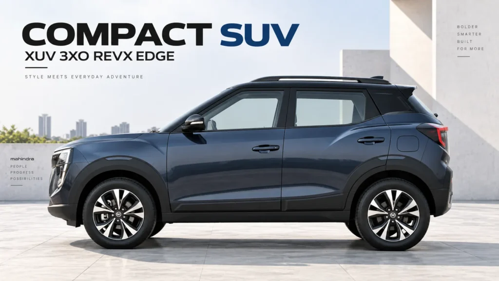 Mahindra XUV 3XO REVX EDGE compact SUV side profile