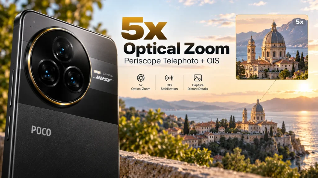 POCO F9 Ultra 5x Optical Zoom Periscope Telephoto
