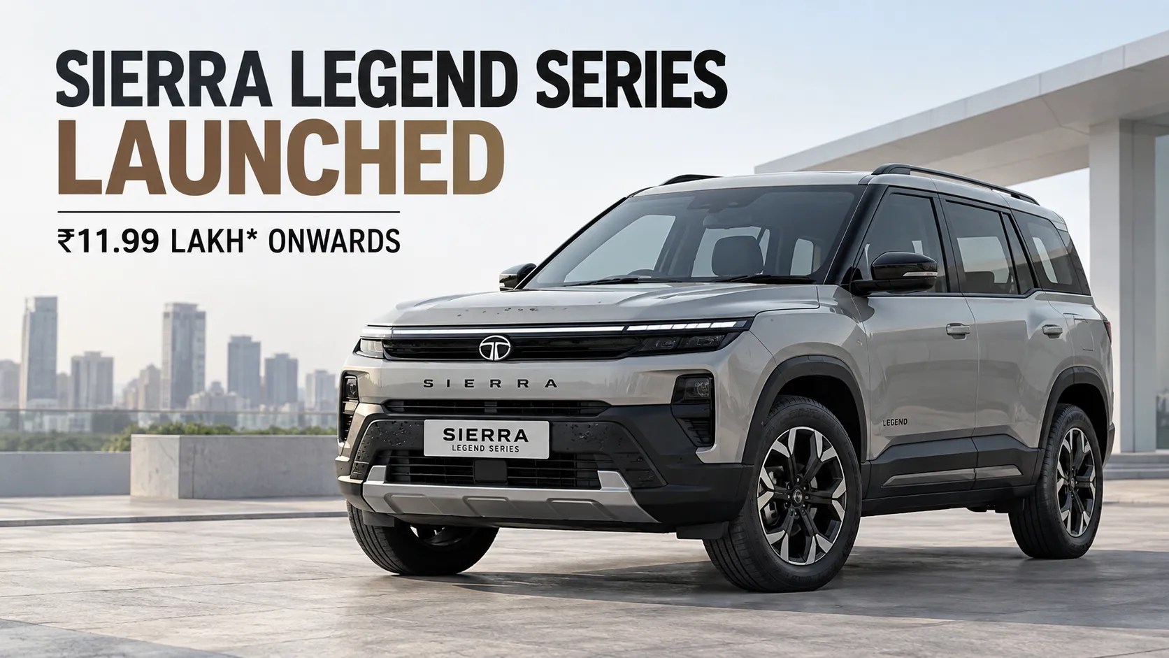 Tata Sierra Legend Series launched in India