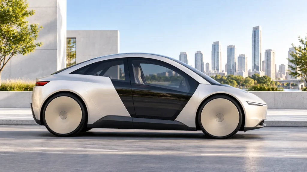 Tesla Cybercab Robotaxi Launches in Austin: Price, Features & How It Works Tesla Cybercab Side Profile