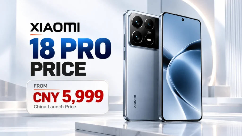 Xiaomi 18 Pro price starting at CNY 5,999 in China