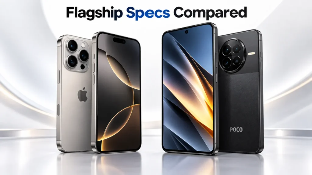 iPhone 18 Pro vs POCO F9 Ultra: Which Flagship Should You Buy? iPhone 18 Pro vs POCO F9 Ultra – Flagship Specs Compared