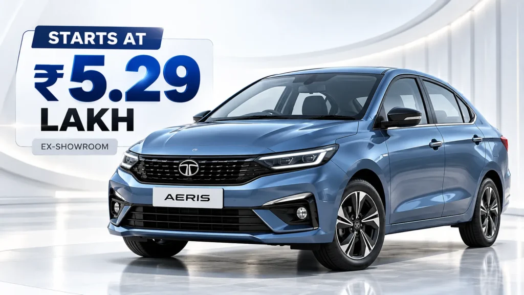 Tata Aeris 2026 Price, Specifications, Features, Variants and Mileage Tata Aeris 2026 starting price of ₹5.29 lakh ex-showroom
