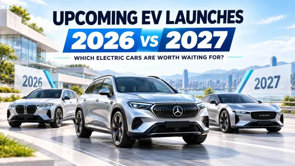 Upcoming electric cars for 2026-27 and 2027 featuring premium SUVs and an electric grand tourer
